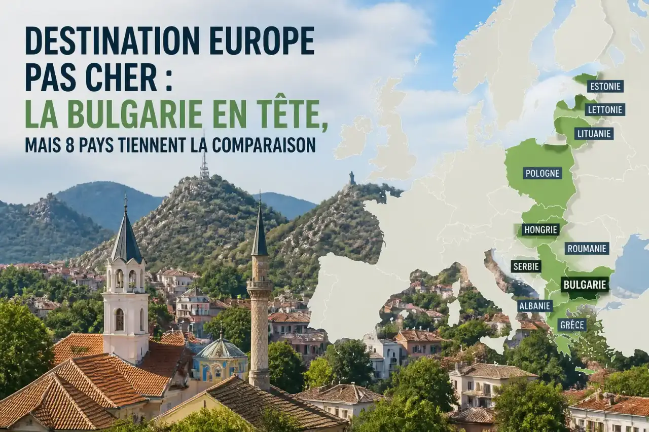 Destination Europe pas cher : la Bulgarie en tête, mais 8 pays tiennent la comparaison