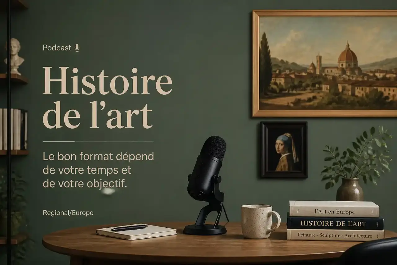 Podcast histoire de l’art : le bon format dépend de votre temps et de votre objectif