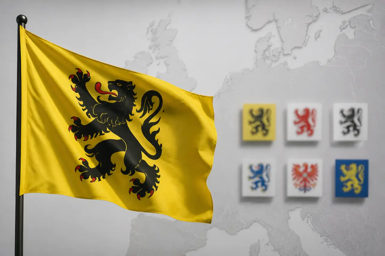 Drapeau de Flandre : le lion noir, les griffes rouges et les variantes à ne pas confondre