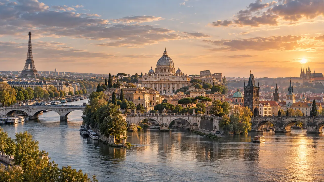 Quelle est la plus belle capitale d’Europe : Paris, Rome ou Prague ?