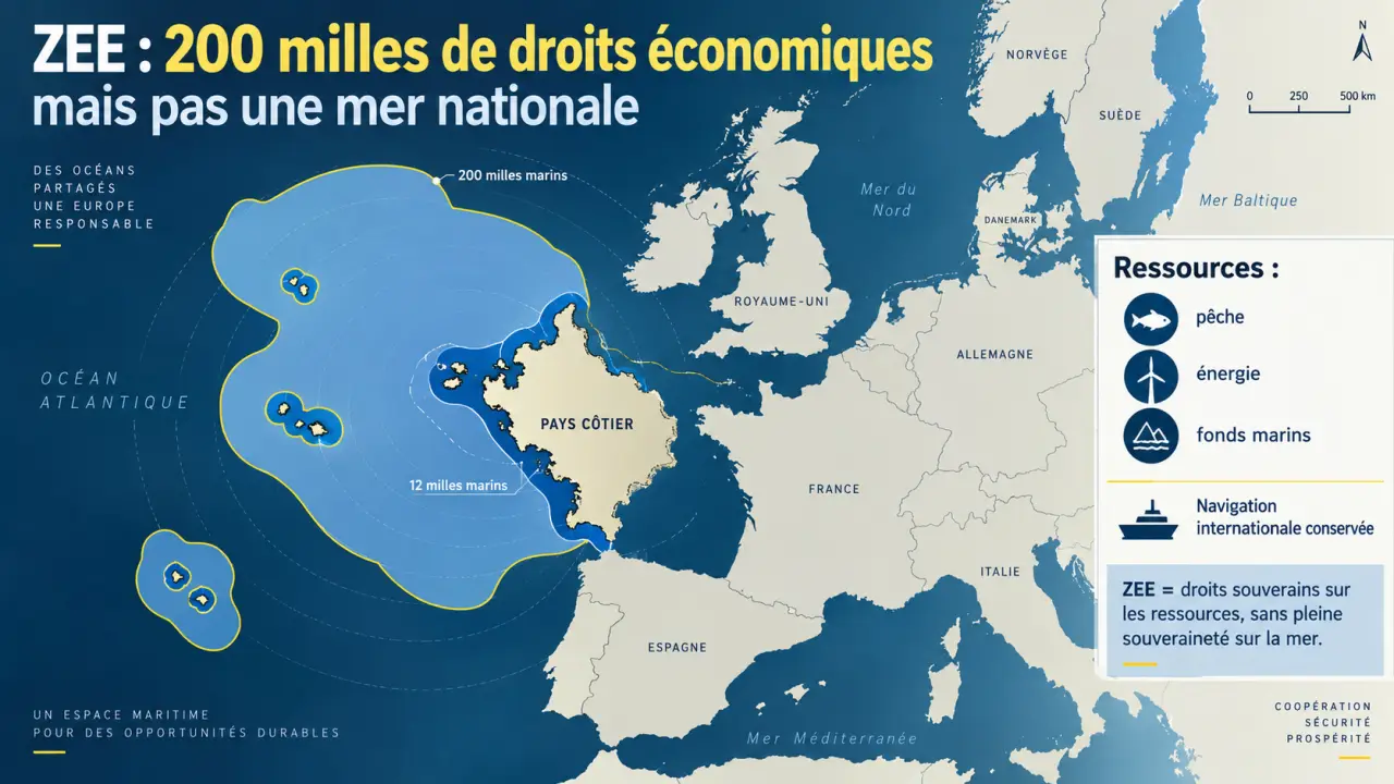ZEE : 200 milles de droits économiques, mais pas une mer nationale
