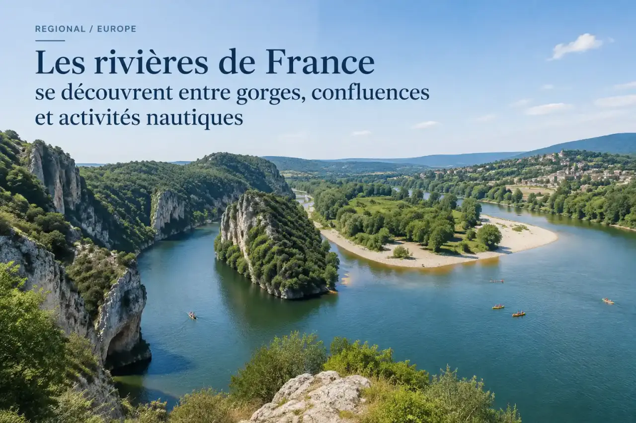 Les rivières de France se découvrent entre gorges, confluences et activités nautiques