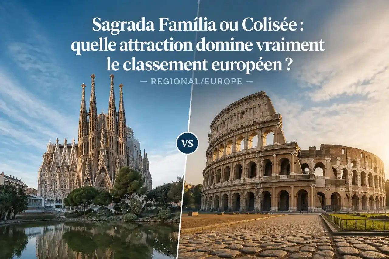 Sagrada Família ou Colisée : quelle attraction domine vraiment le classement européen ?