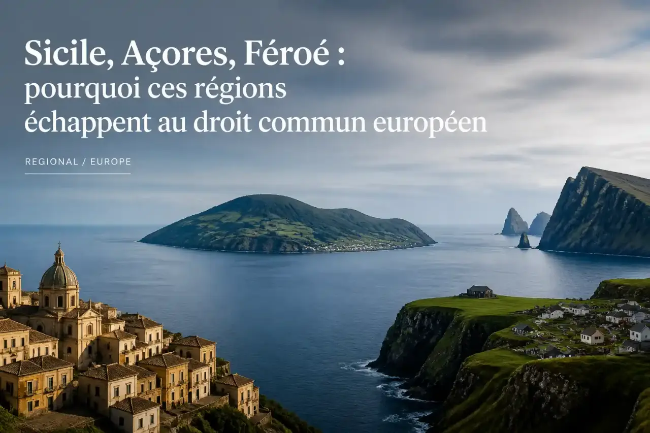 Sicile, Açores, Féroé : pourquoi ces régions échappent au droit commun européen