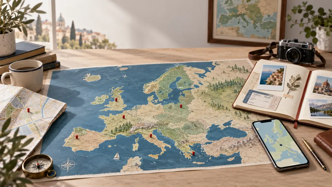 Carte voyage Europe : quel support choisir selon votre usage, votre budget et vos souvenirs ?