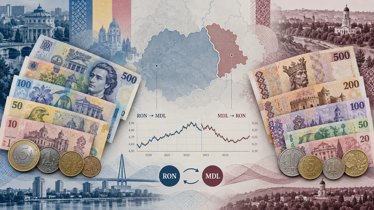 Leu roumain : taux de change, billets valides et différence avec le leu moldave